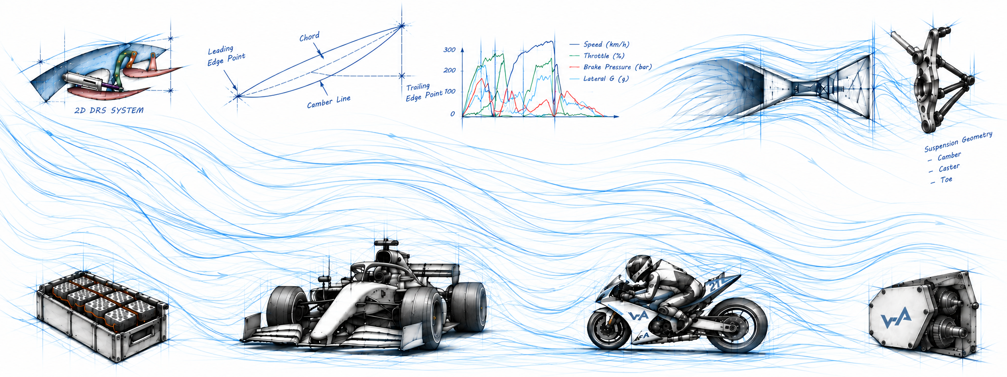 Vehicle telemetry graphic