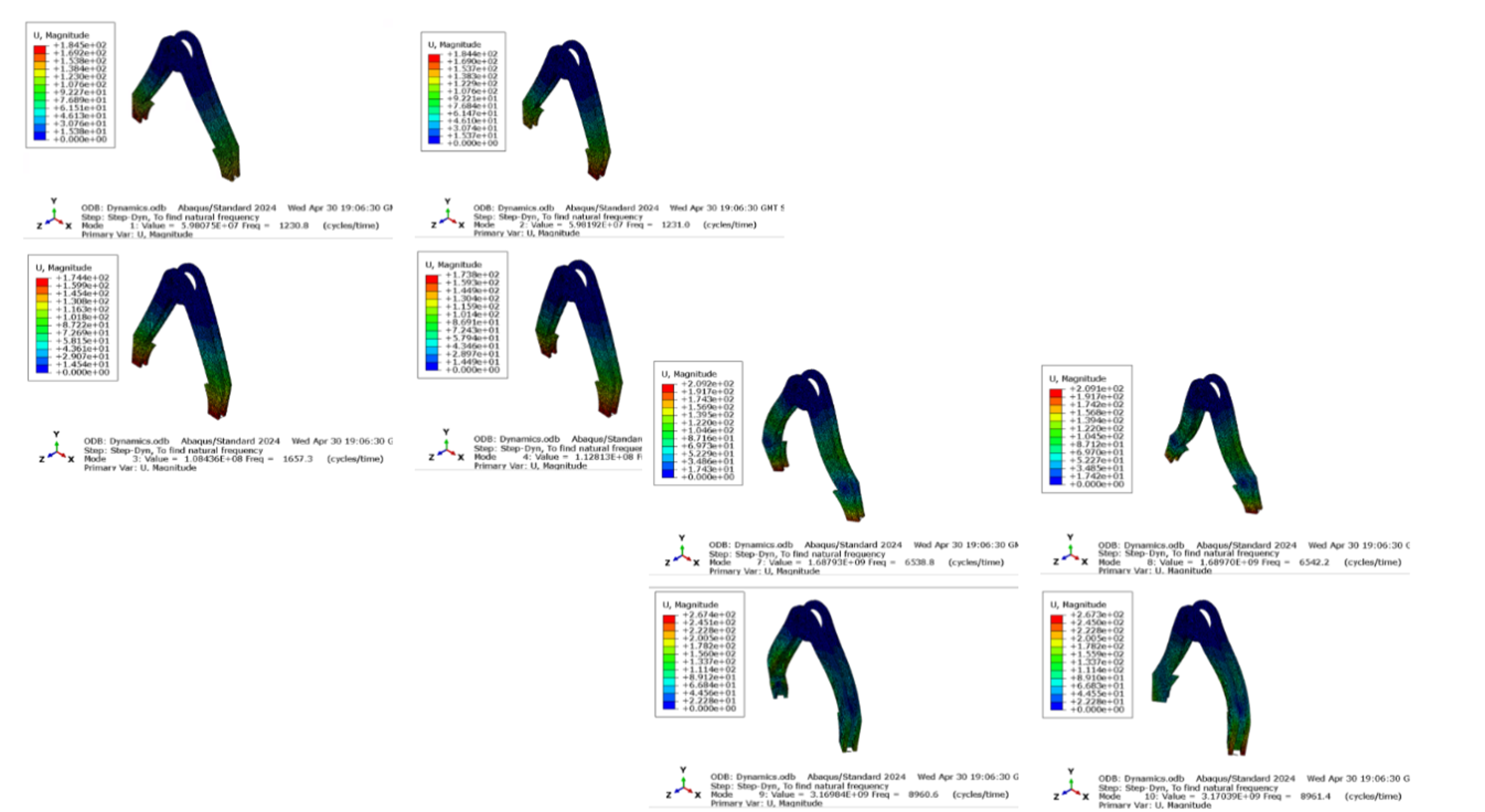 Shift fork Mode 3 dynamic simulation