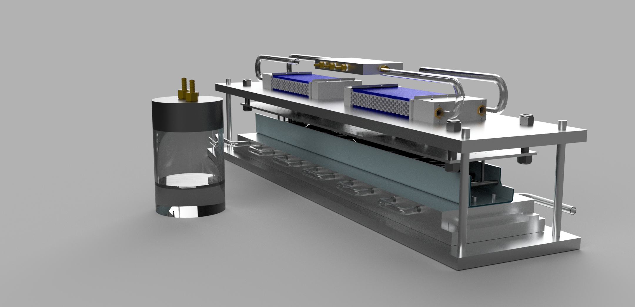 Carbon fibre component cooling fixture