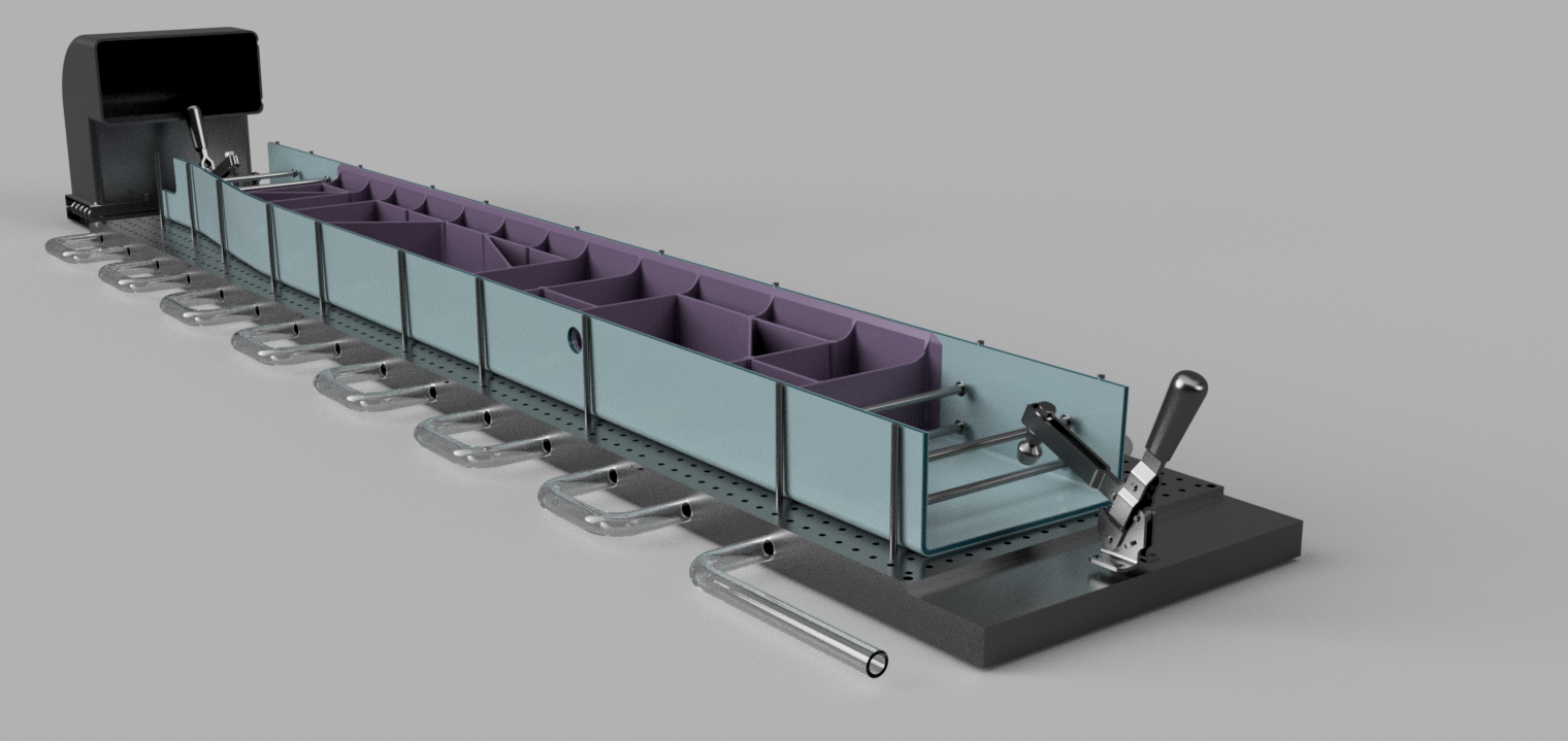Cooling fixture CAD assembly