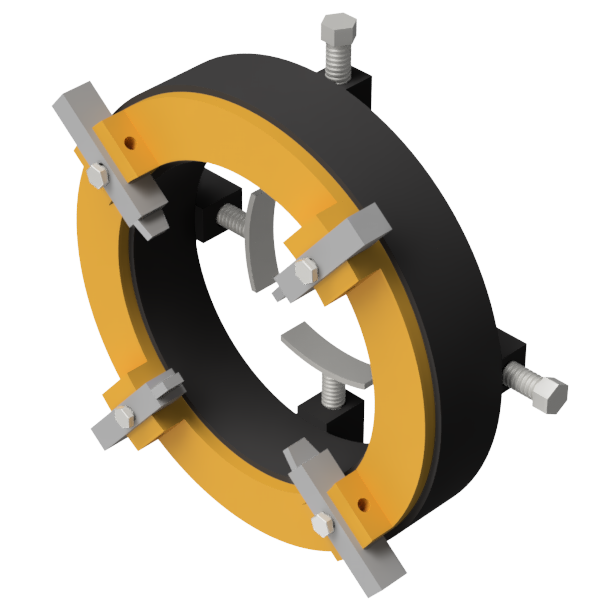 Carbon fibre rod cutting mechanism