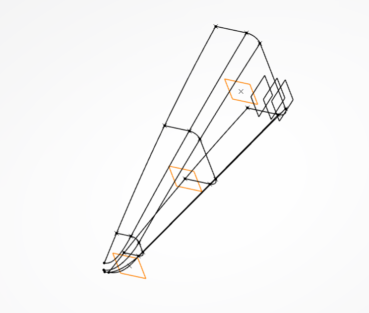 T-Wing wireframe