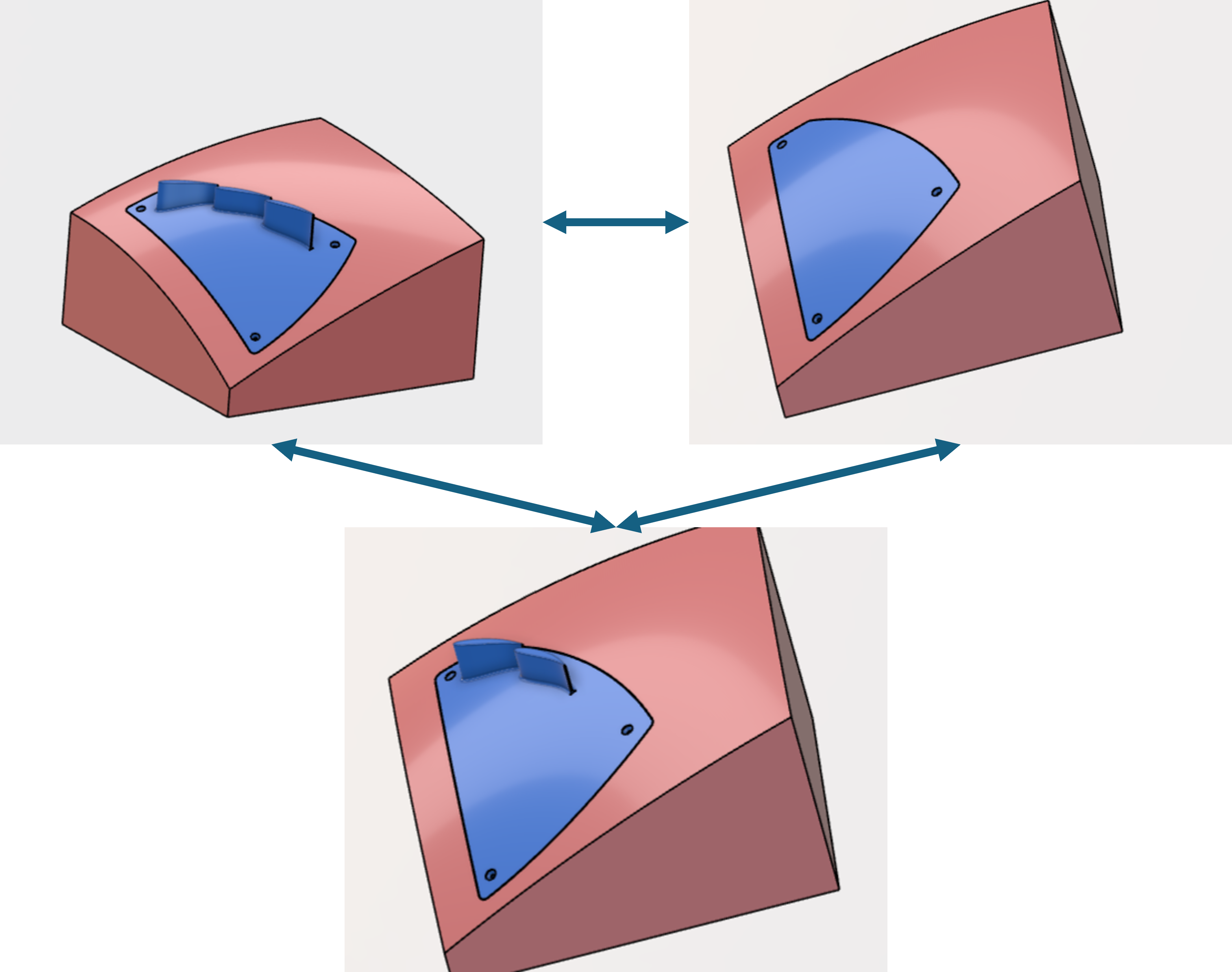 Interchangeable sidepod infill