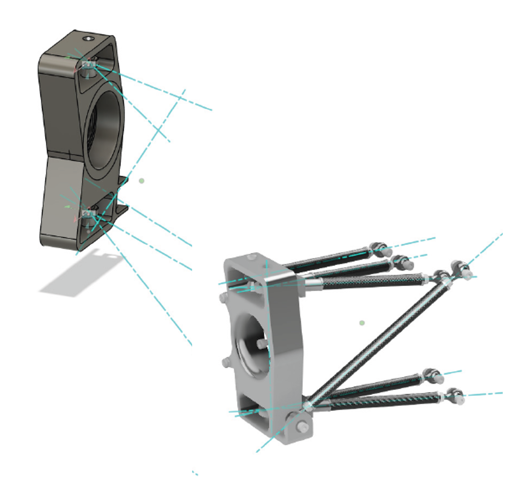 Wishbone and upright parametric design