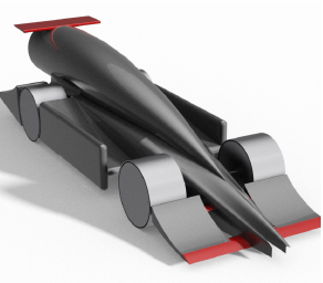 Formula One in Schools final car render