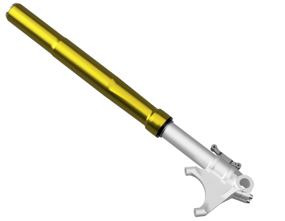Reverse engineered motorcycle fork CAD