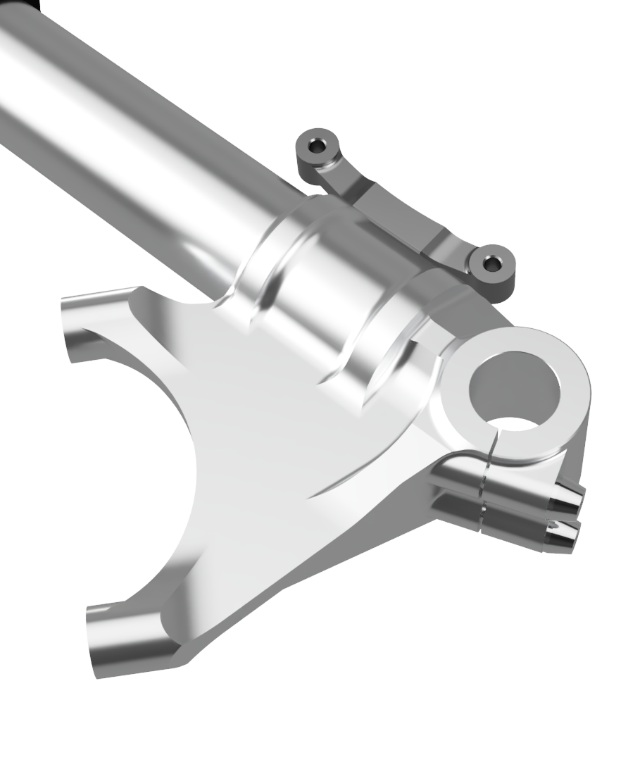 Motorcycle fork CAD assembly