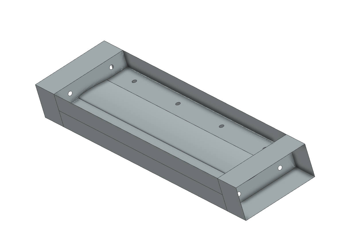 Negative mould design for aerodynamic components